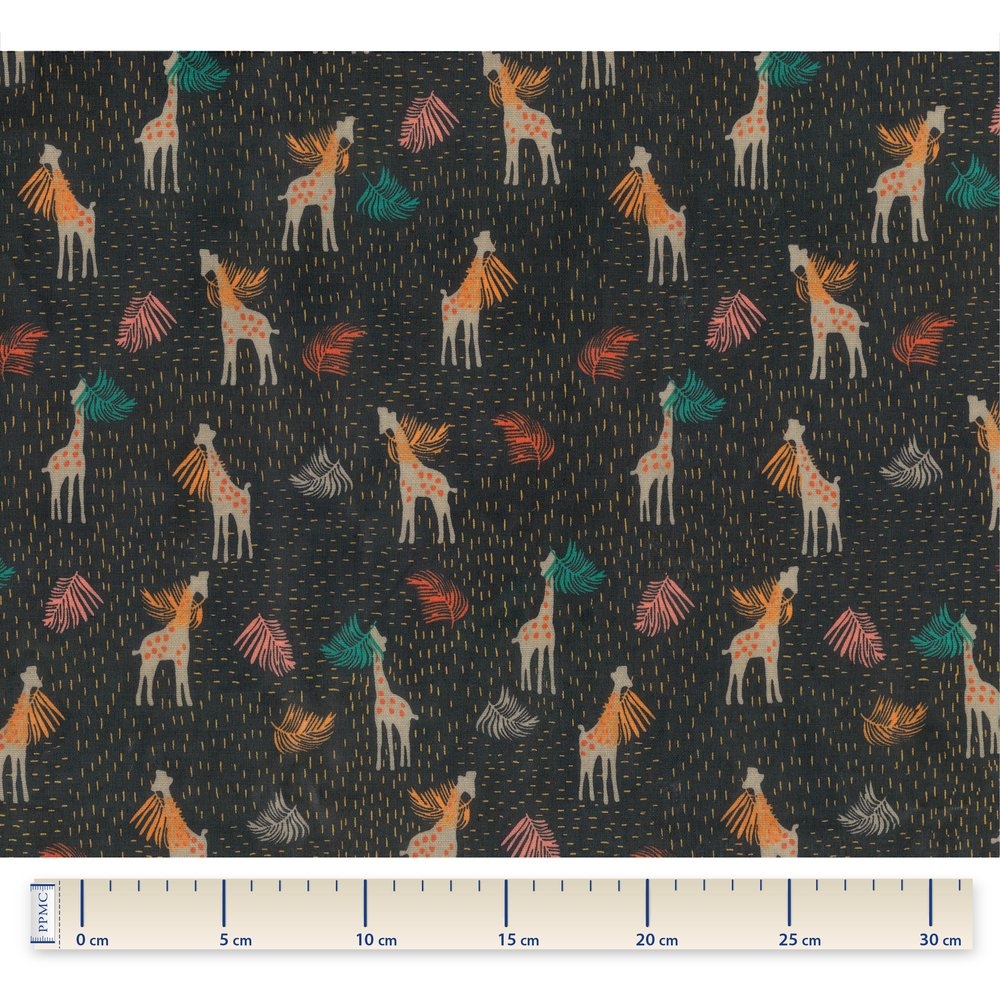 Tissu Enduit Au Mètre Palma Girafe