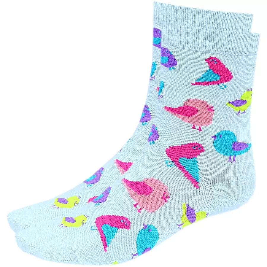 TupTam Kinder Socken Mädchen Jungen Bunt Gemustert 6er Pack blaugelb