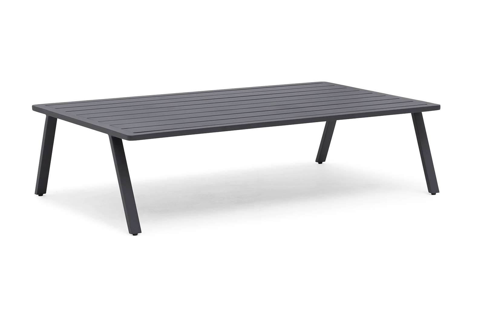 Kungshult hagebord Grålakkert aluminium med grått putesett