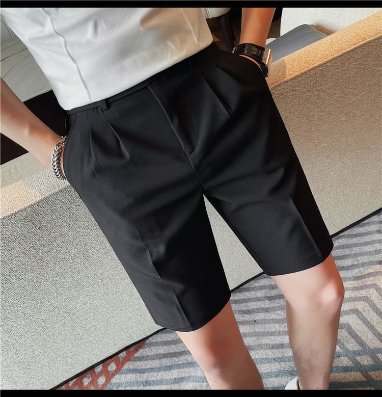 Deepwood - Hoge taille effen korte jurk