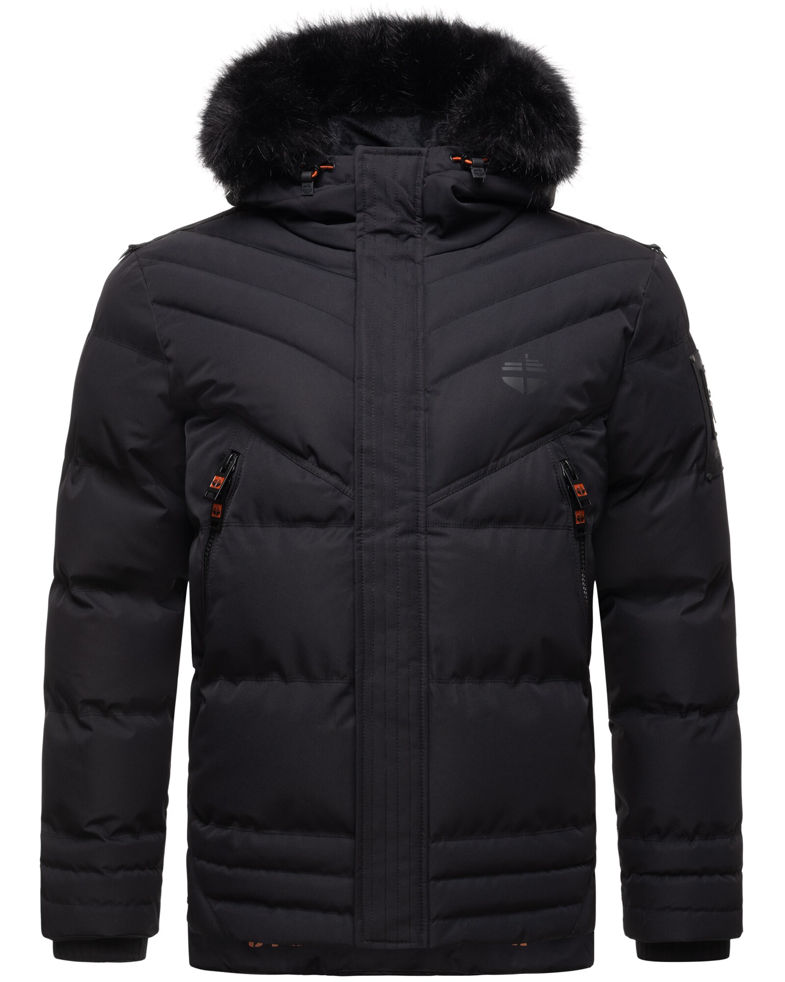 STONE HARBOUR Herren Winter Jacke Outdoor Parka Steppjacke warm gefüttert mit Kapuze Romaan