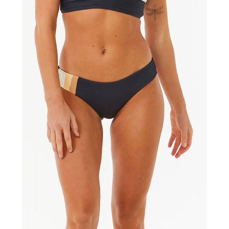Block Party Spliced Cheeky Hip - Bas de bikini femme