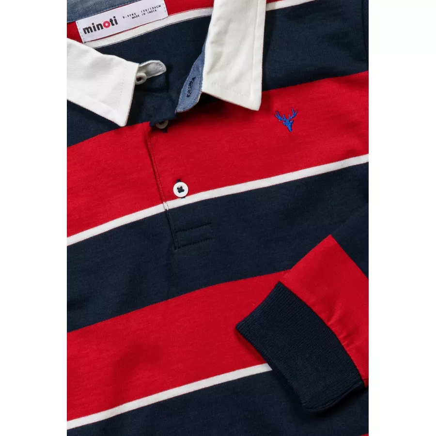 MINOTI Poloshirt RotWeißBlau