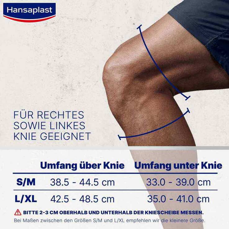 Hansaplast Sport Knie-Bandage Größe S/M, 1 St