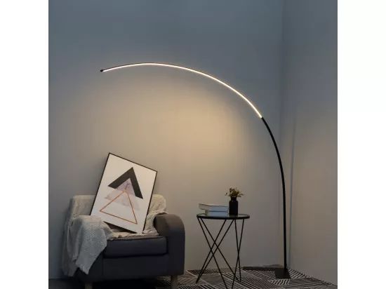 Grand lampadaire LED Dimmable design courbé - Avellino