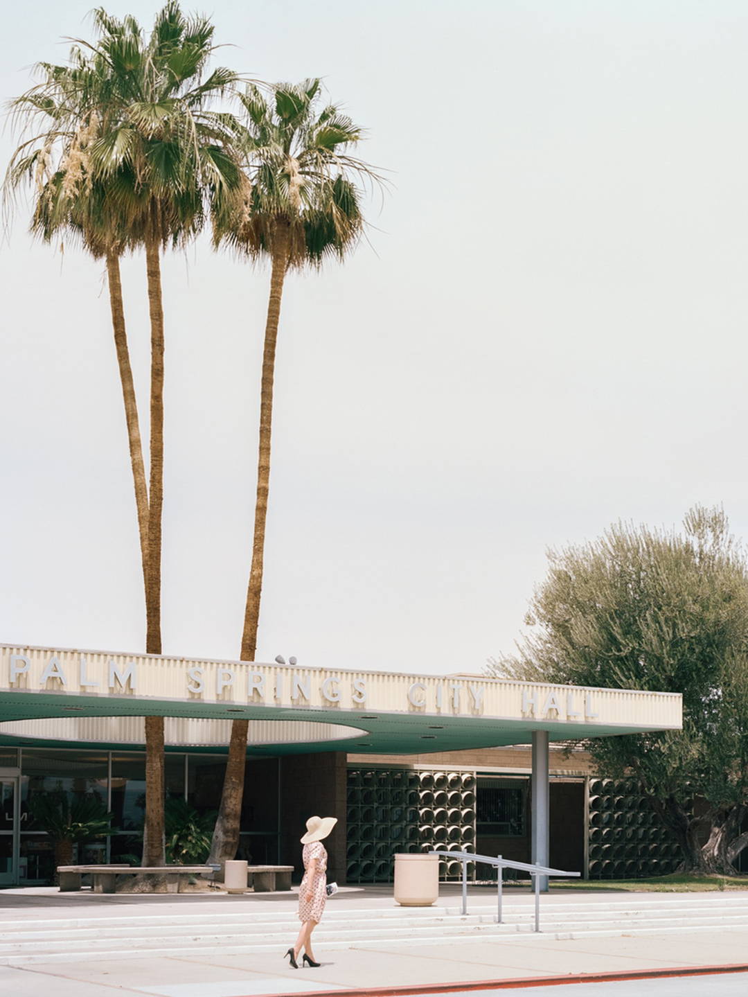 Palm Spring City Hall (Albert Frey) by Stephanie Kloss - Darlings - Small Limited Edition. 30x40.