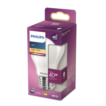 Philips LED peer E27 40 W mat niet dimbaar