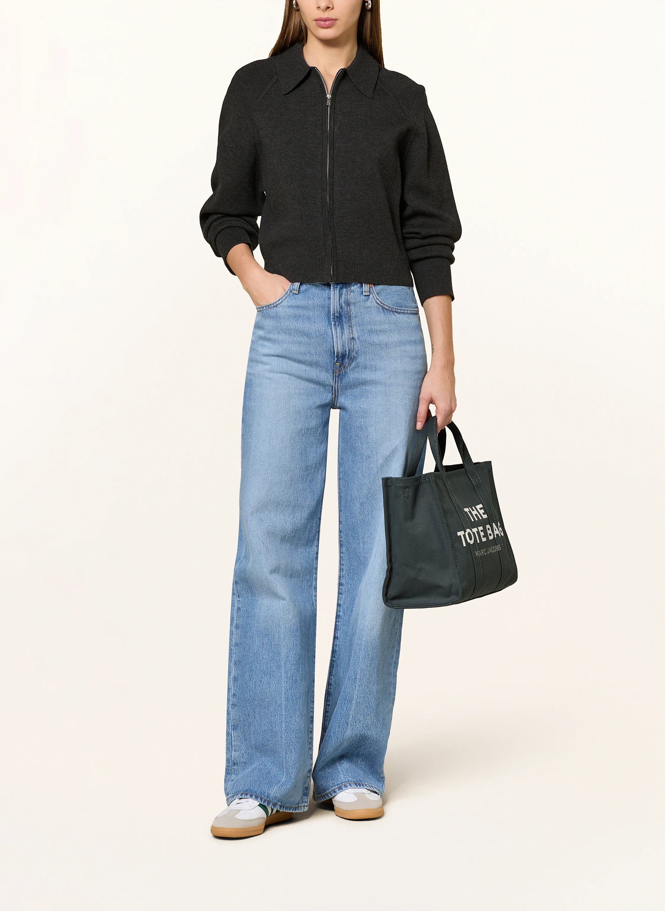 MARC JACOBS Shopper THE MEDIUM TOTE BAG CANVAS