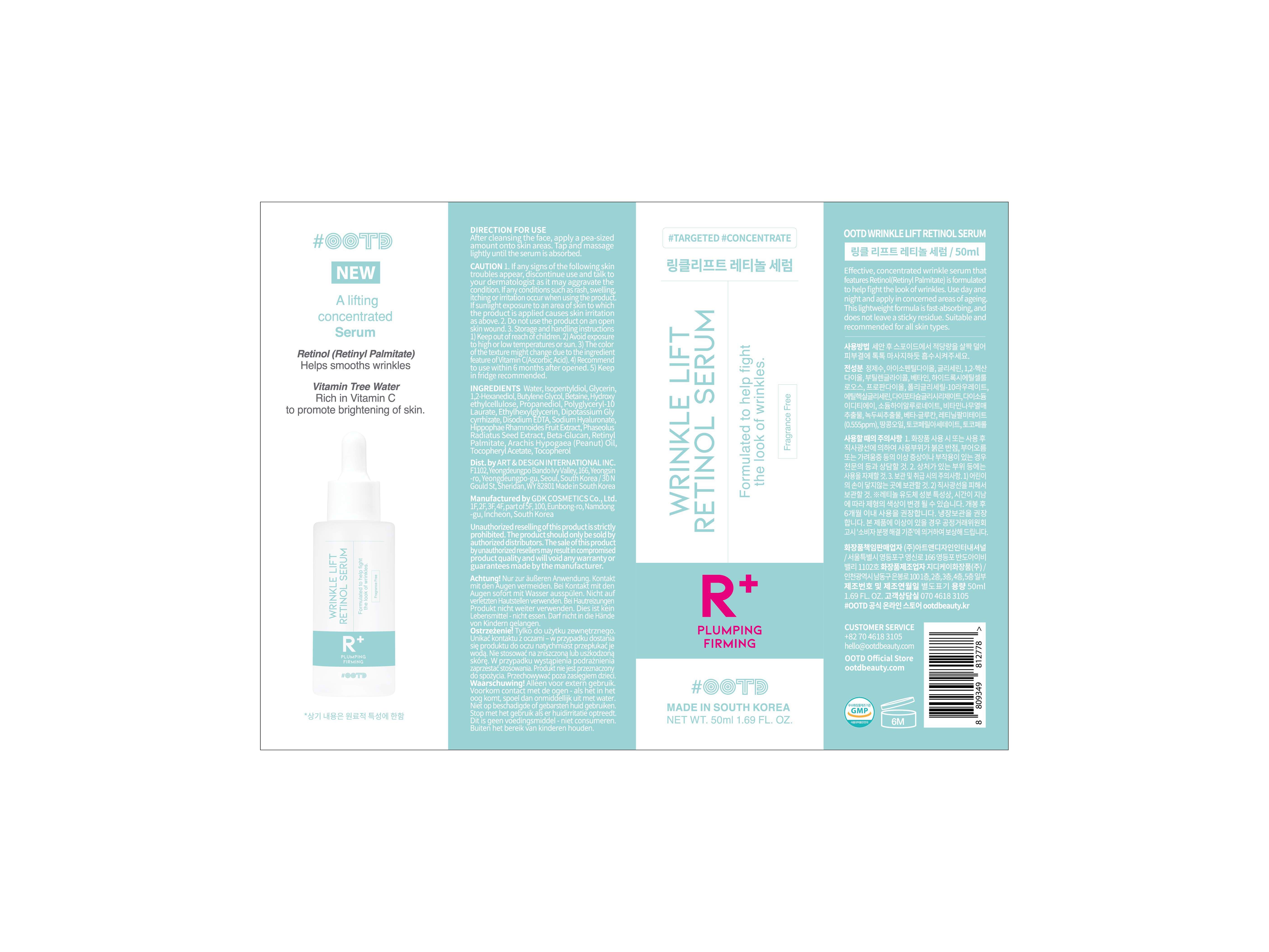 SERUM OOTD LIFT RETINOL 50ML