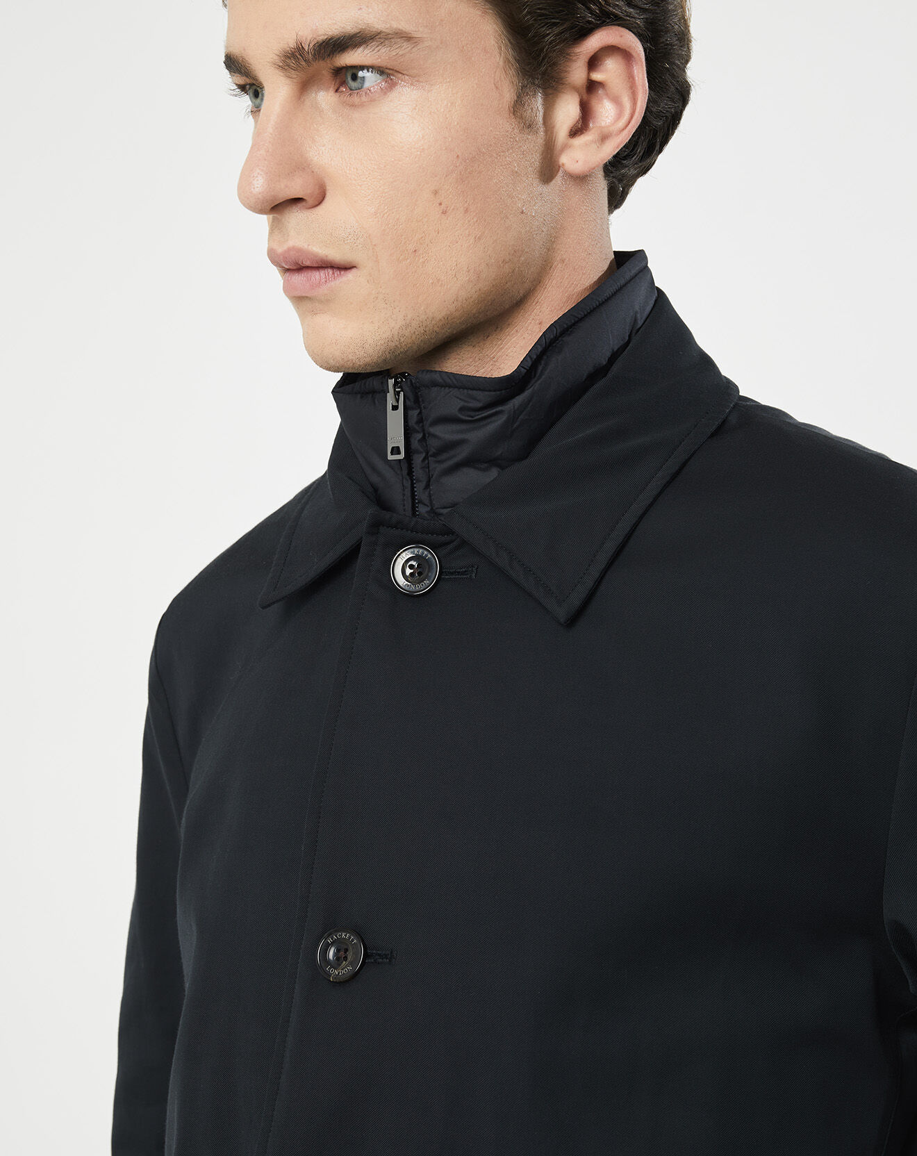 Hackett London Imperméable Membrane bleu marine