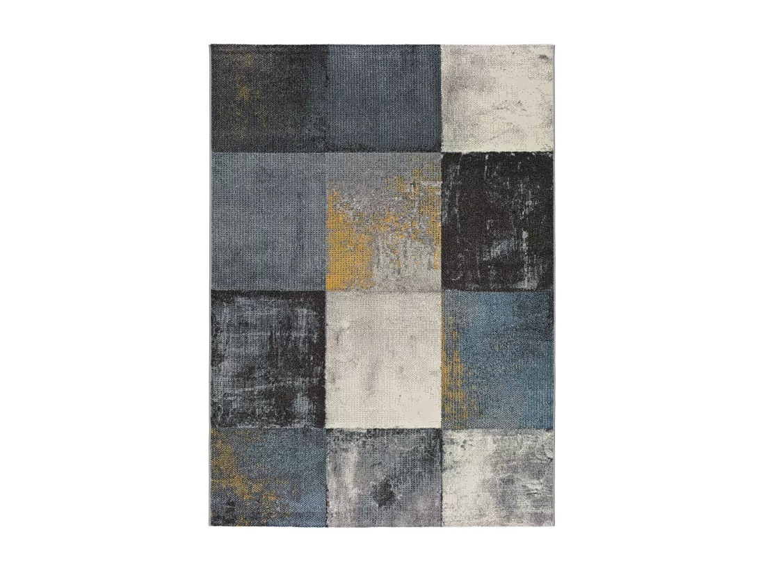 Tapis intérieur - géométrique - gris - 190 x 280 cm - ADRA