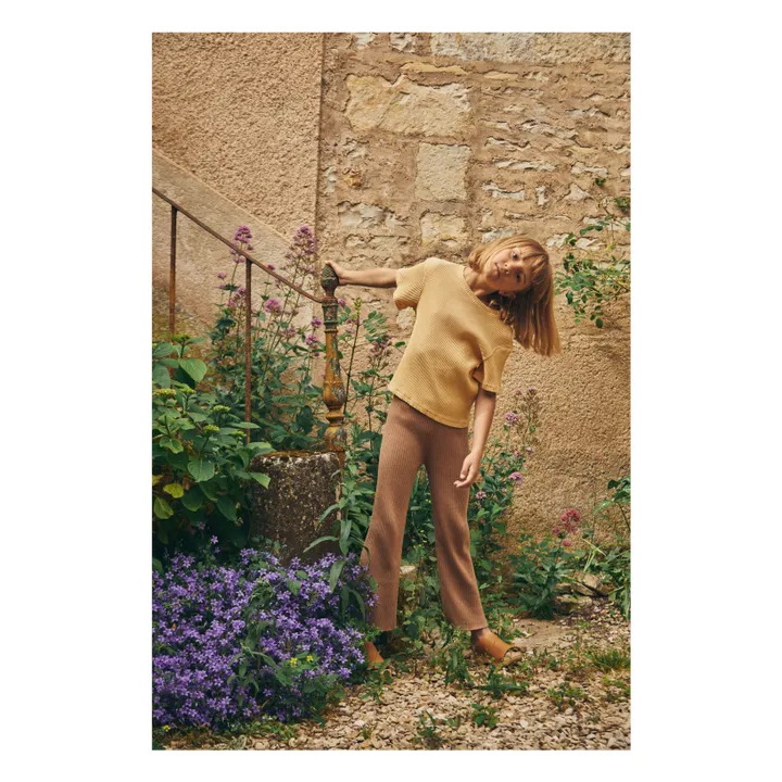Poudre Organic T-Shirt Orgeat | Miel