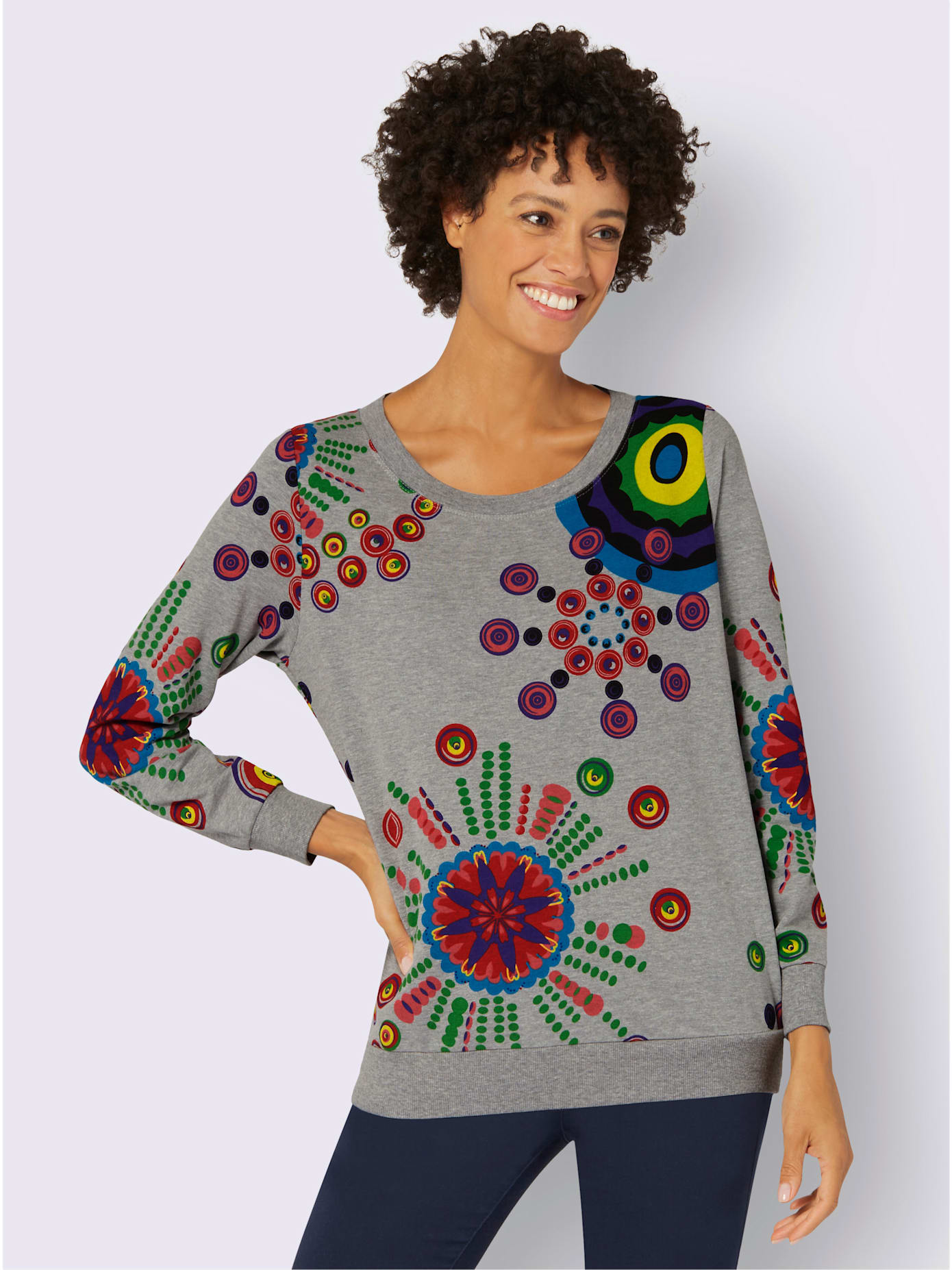 T-shirt femme à imprimé coloré