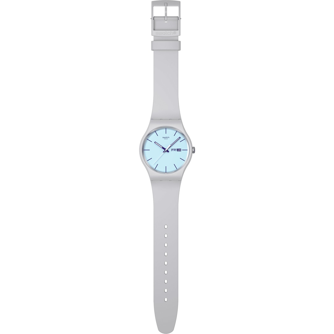 Swatch Original 41 Biosourced Blueberry Sky