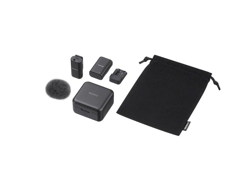 Sony Mikrofon ECM W3S Kabelloses Ein-Kanal-Mikrofon für hochwertige digitale Aufnahmen