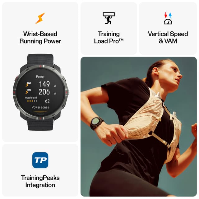 Polar Grit X2 sportsur SL (sort)