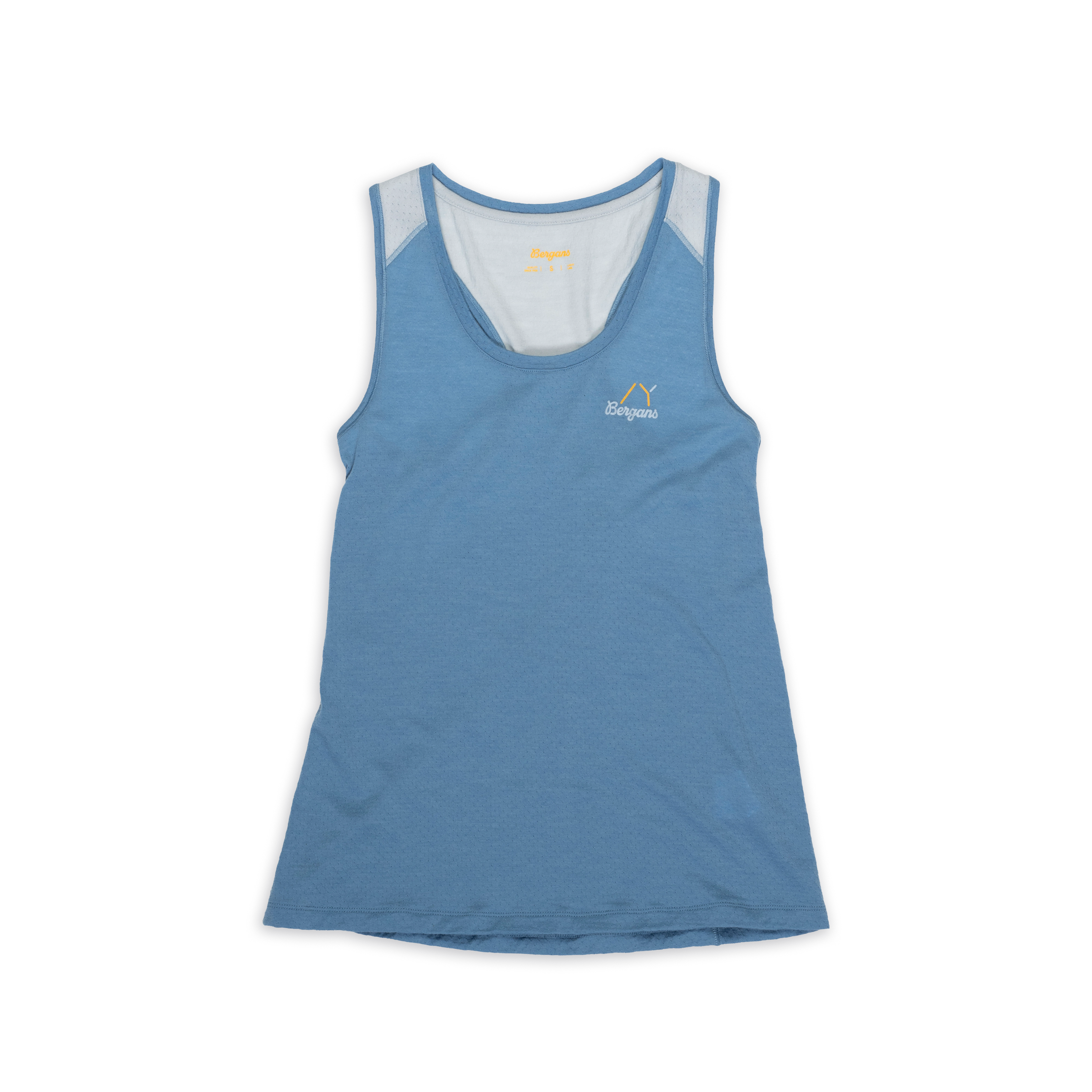 Y LightLine Merino Top Women Elemental Blue / Pearl Grey
