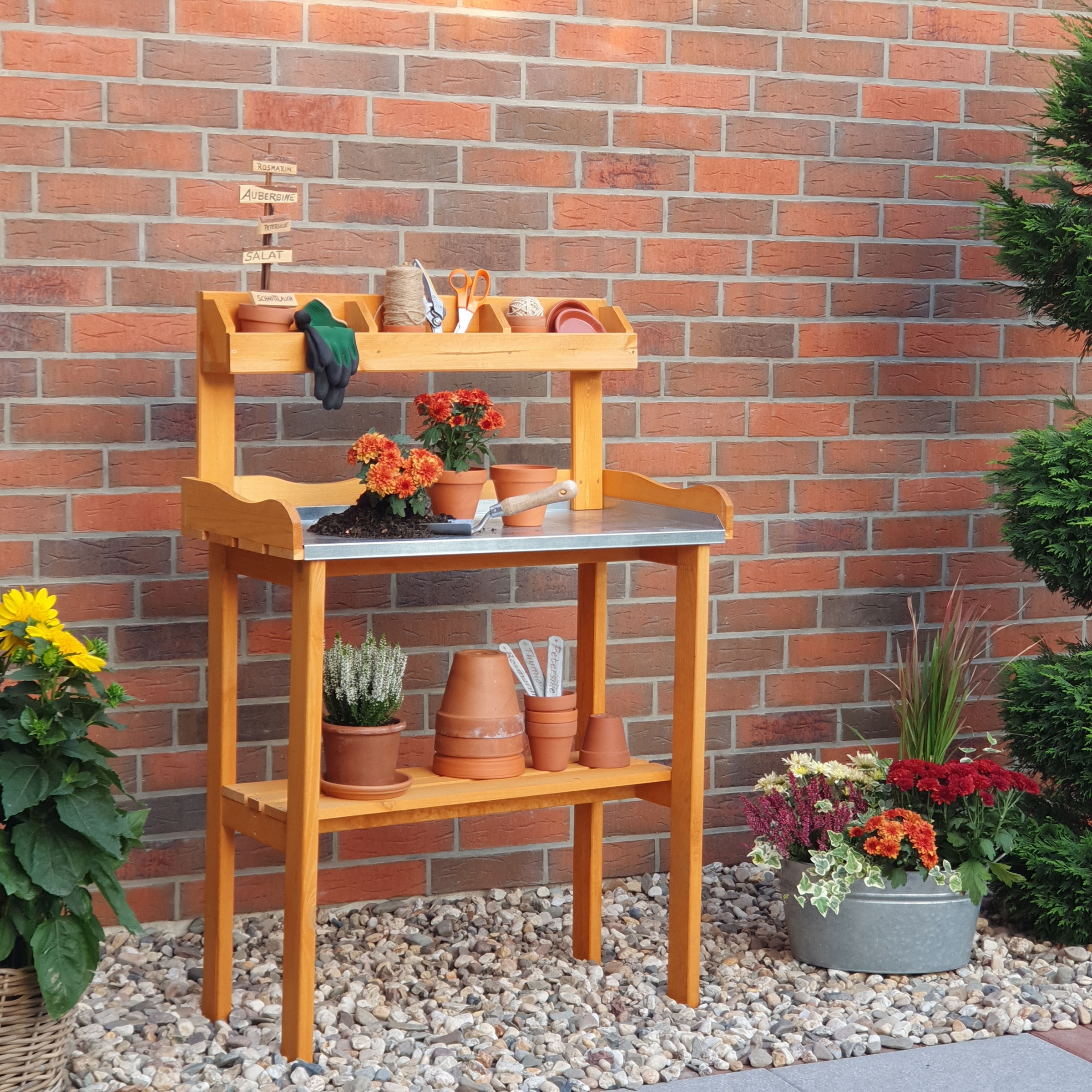 promadino Pflanztisch BxTxH: 84x38x130 cm
