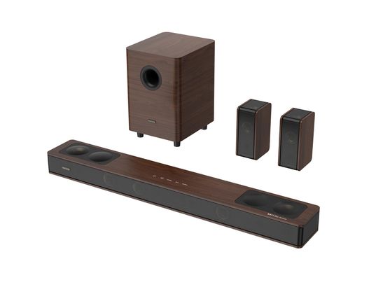 HIWILL - Barre de son -audio a534 5.3.4 dolby atmos brun foncé