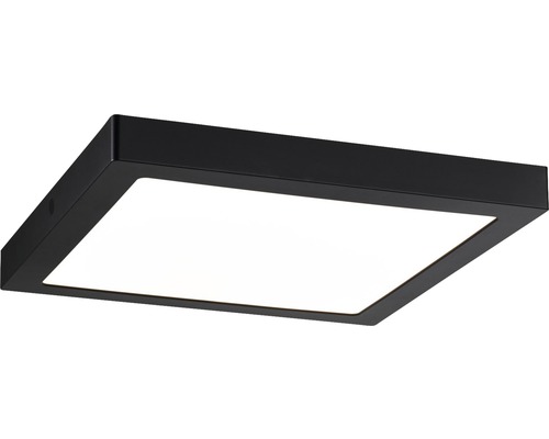 LED plafondlamp 22W 3200 lm 2700K 30x30 cm Abia zwart