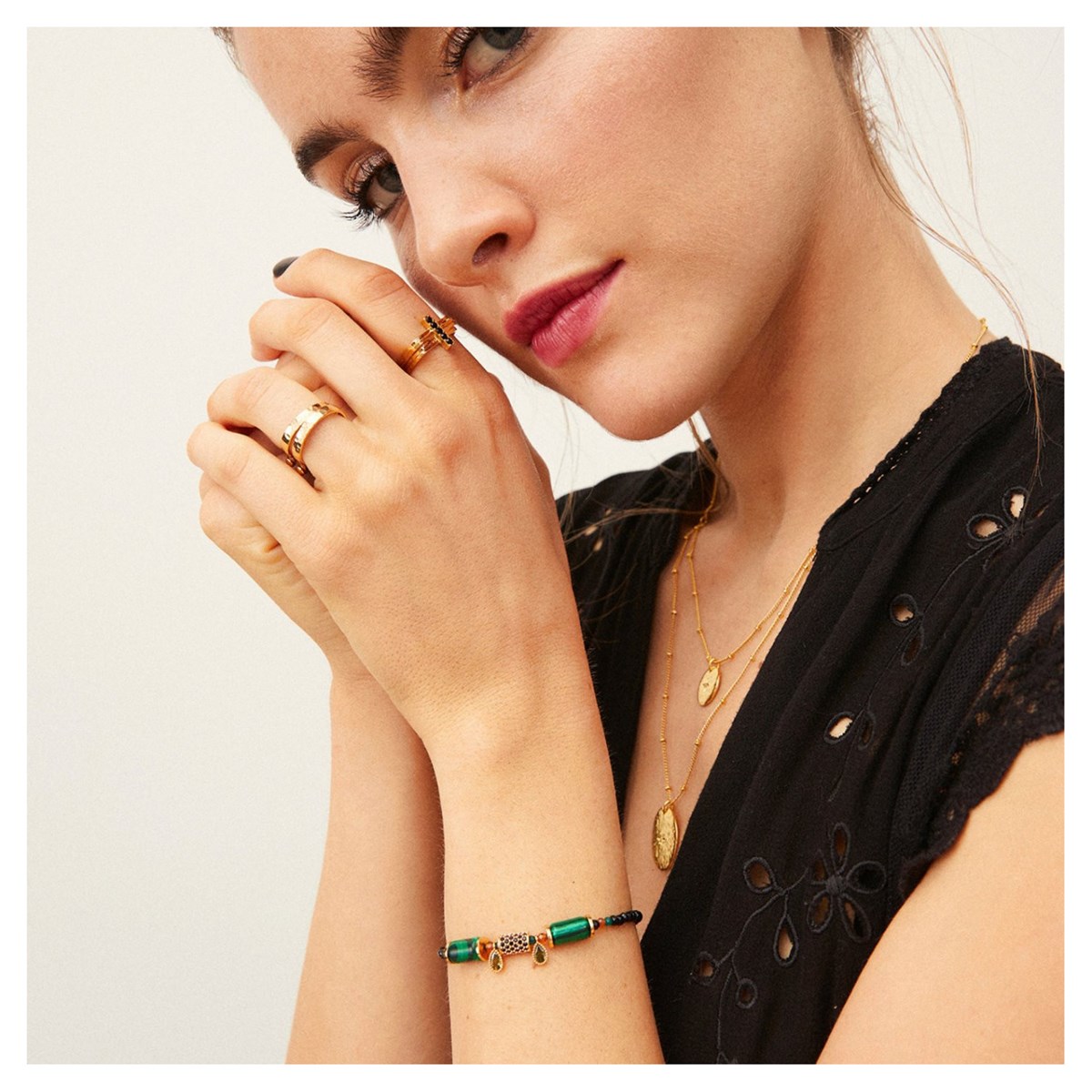 Bracelet Hipanema Papyrus Black