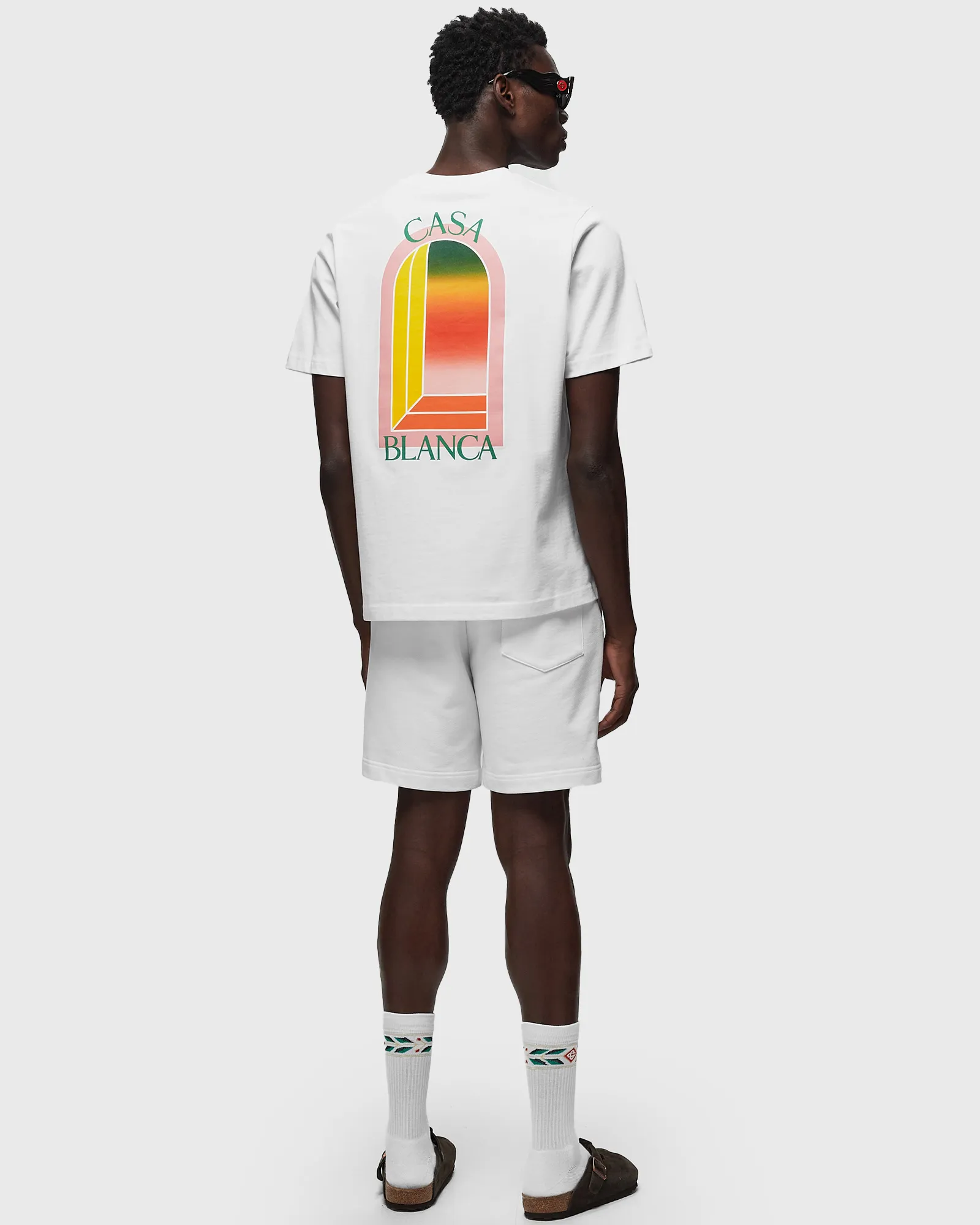 Casablanca GRADIENT ARCH LOGO PRINTED T-SHIRT