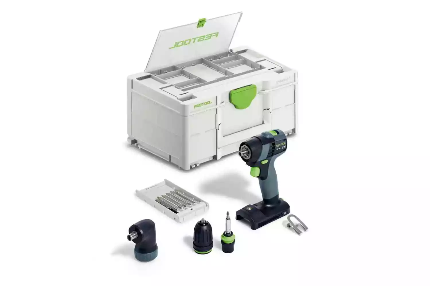 Festool TXS 18-Basic-Set 18V Li-Ion accu schroefboormachine body incl. bitset in systainer - 40Nm
