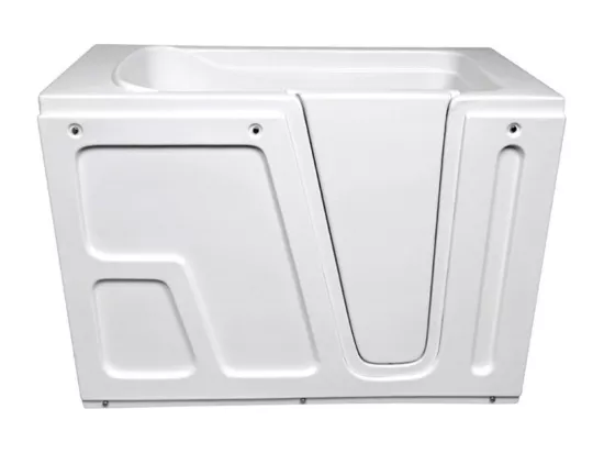 Baignoire à porte AZALAS 129.54*66.04 cm - Porte & Robinetterie: gauche