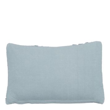 Sierkussen tufted licht blauw - l55xb35xh10cm