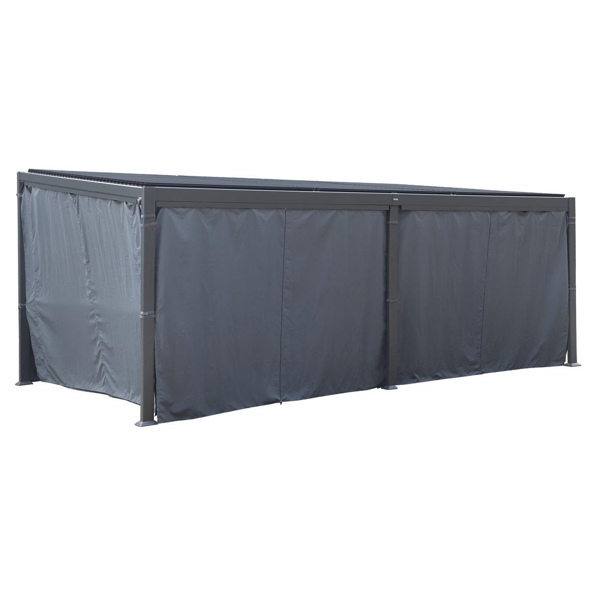 RIDEAUX ARDOISE AVILA RAIL 6X3.5M
