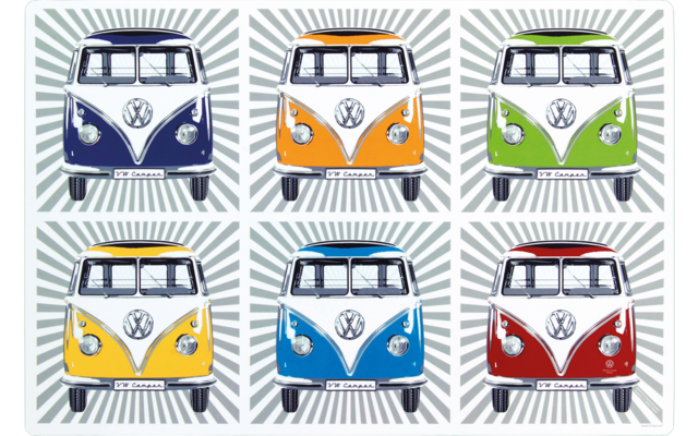 VW Collection Abwaschbare Tischsets / Platzsets T1 Bulli Bus 4er Set