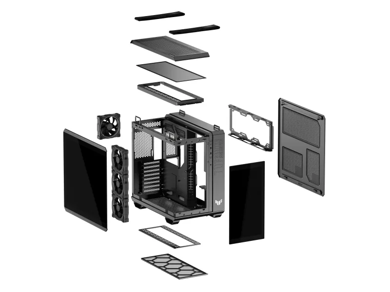 Asus GT502 Horizon ARGB-kasse sort