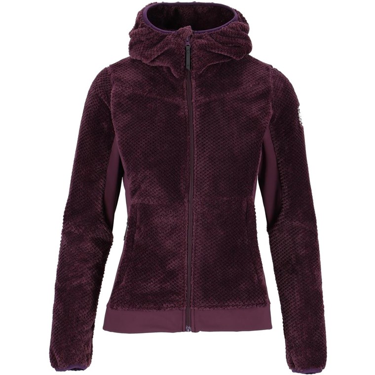 Twentyfour Isbre Air Fleece Tröya D Dark Plum