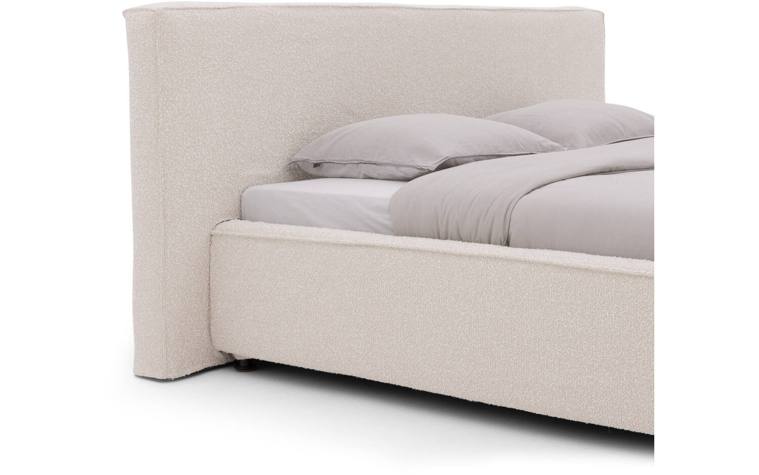 Goossens Bedframe Switch - 180 x 210 - Ahenk 9851 beige - Bouclé
