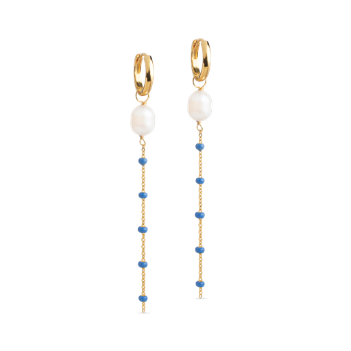 ENAMEL Copenhagen Lola Glory Hoops, Cornflower
