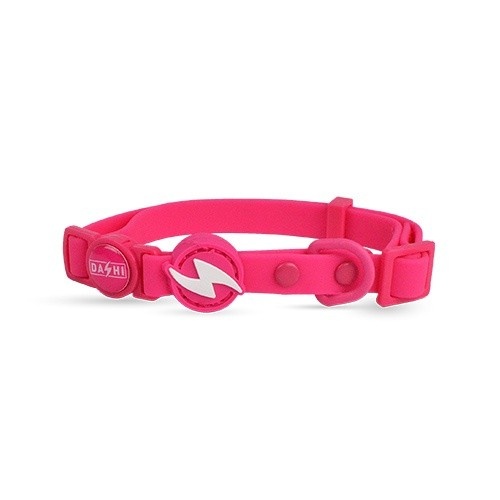 Coleira para gatos Dashi Colorflex rosa em TPU