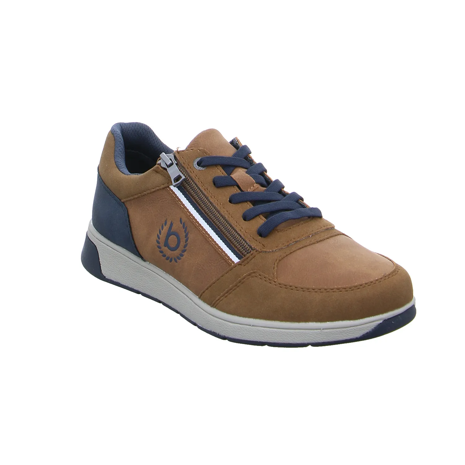 BUGATTI SHOES Halbschuhe Sneaker Cognac Lederimitat