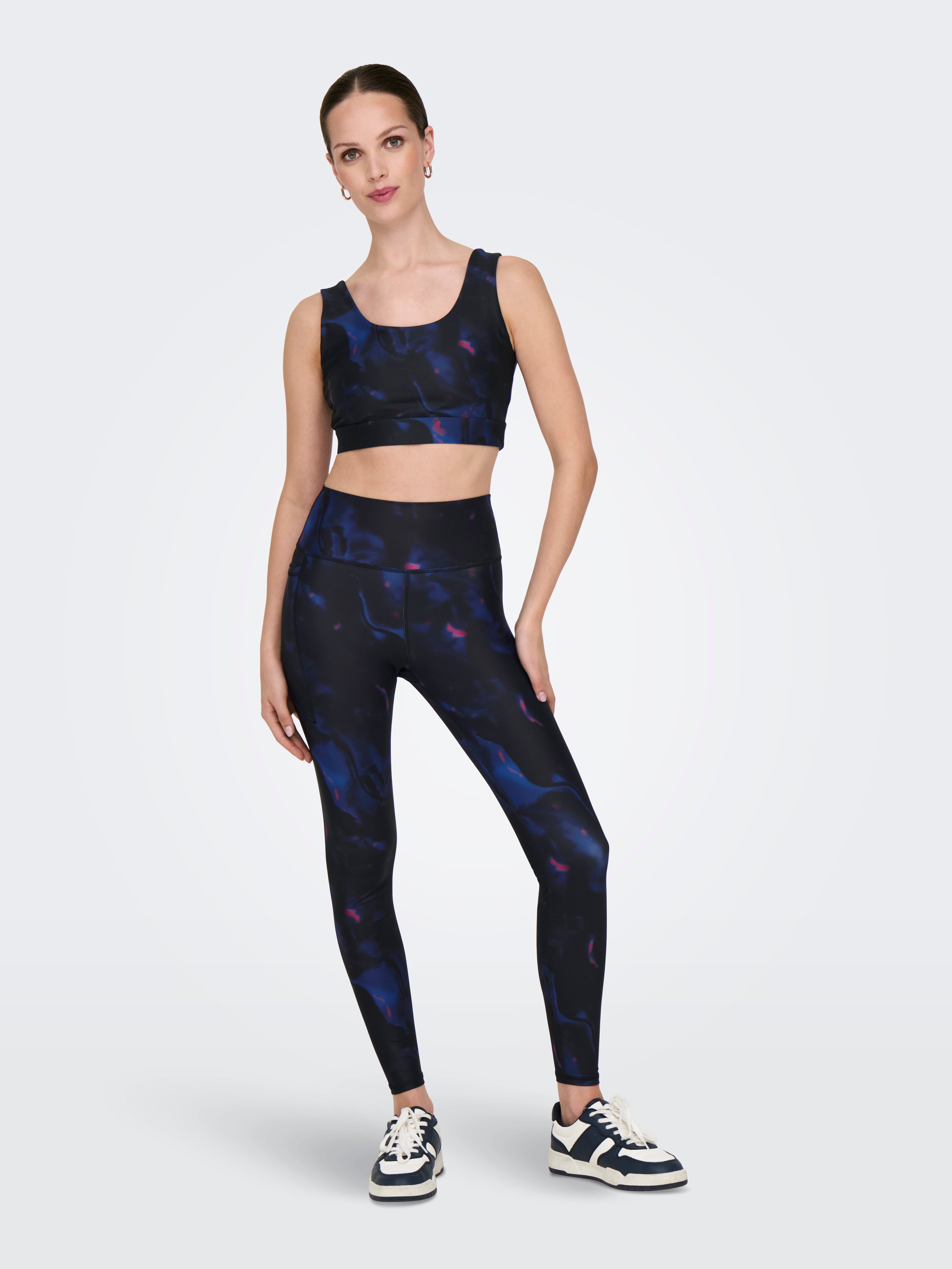 ONPJAM-2-SUELLA Super-High Waist Enger Schnitt Sportleggings Black