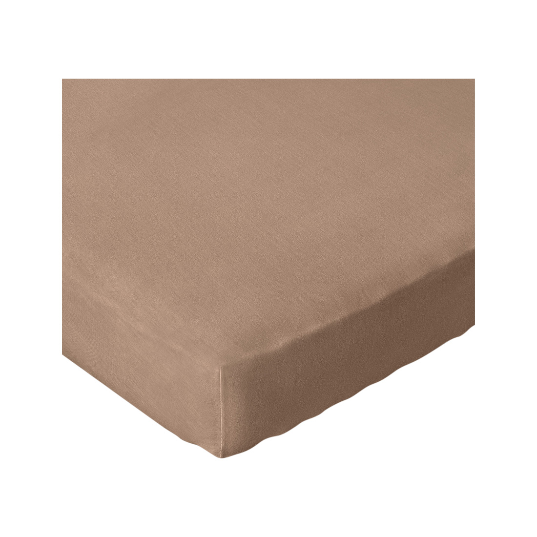 Divina Textil SuperStretch-Fixleintuch 90-100x190-220x17-25 cm taupe
