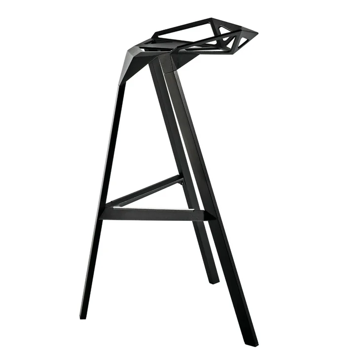 Magis - Stool One Hocker, H 74 cm, schwarz (2er-Set)