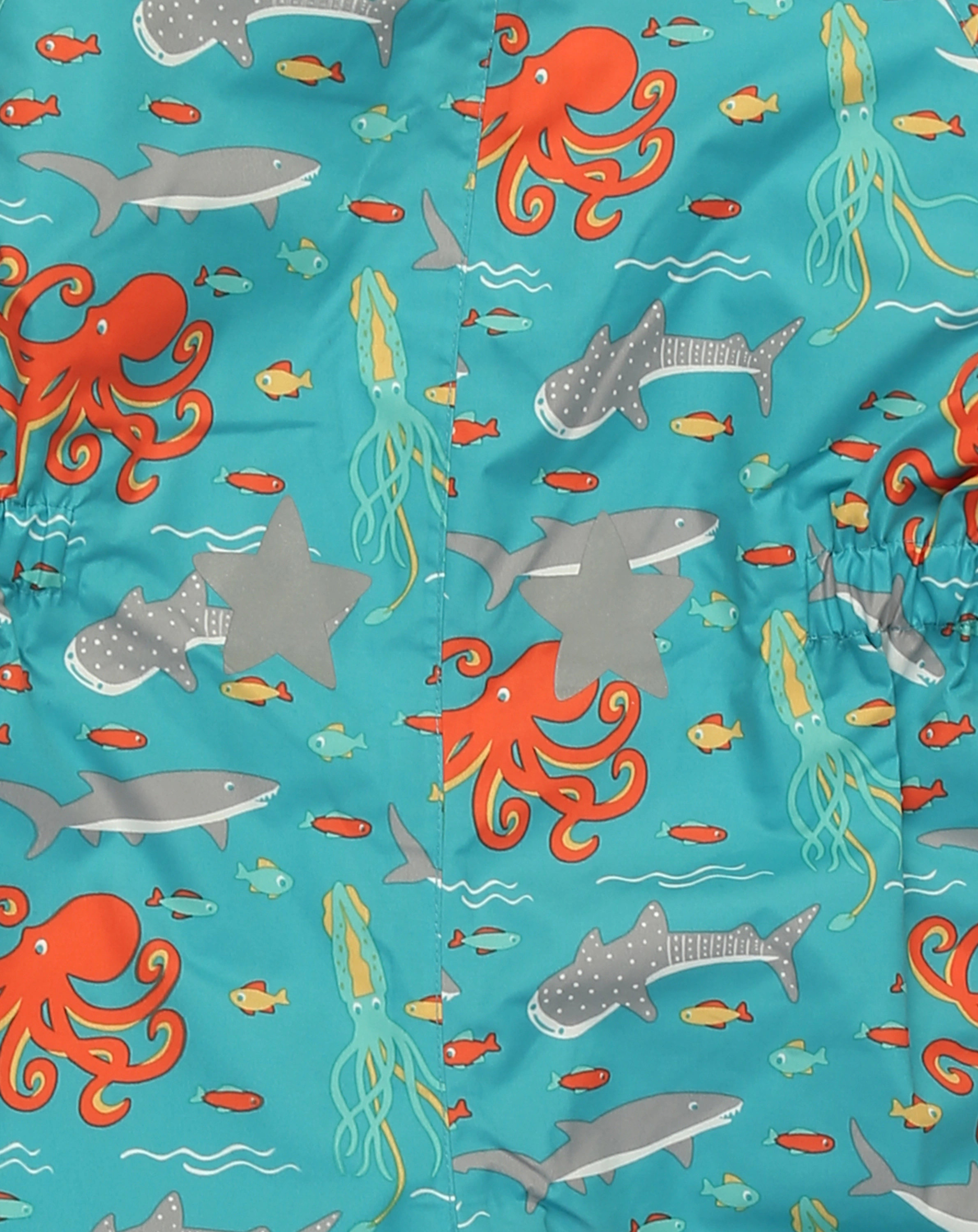 Regenoverall RAIN OR SHINE - WHAT LIES BELOW in blau