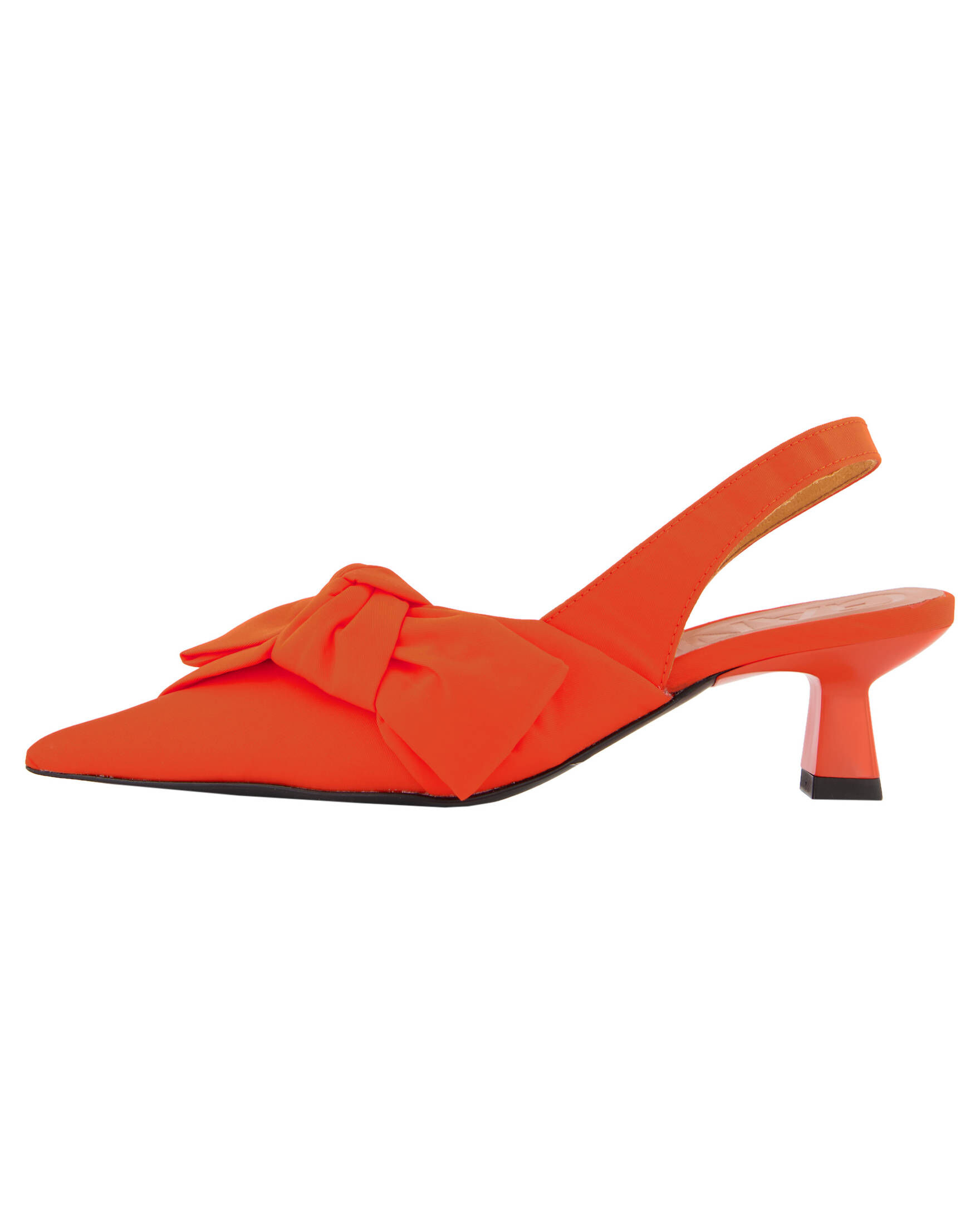 Ganni| Damen Slingback Pumps SOFT BOW KITTEN HEEL