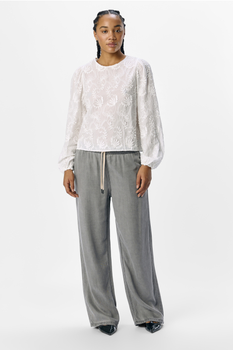 Object witte dames blouse