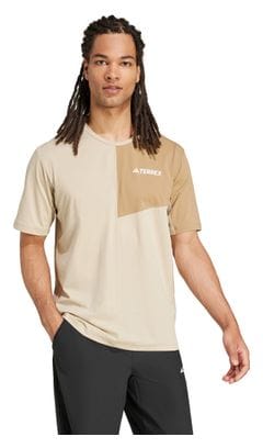 Maillot manches courtes adidas Terrex Multi Kaki Homme