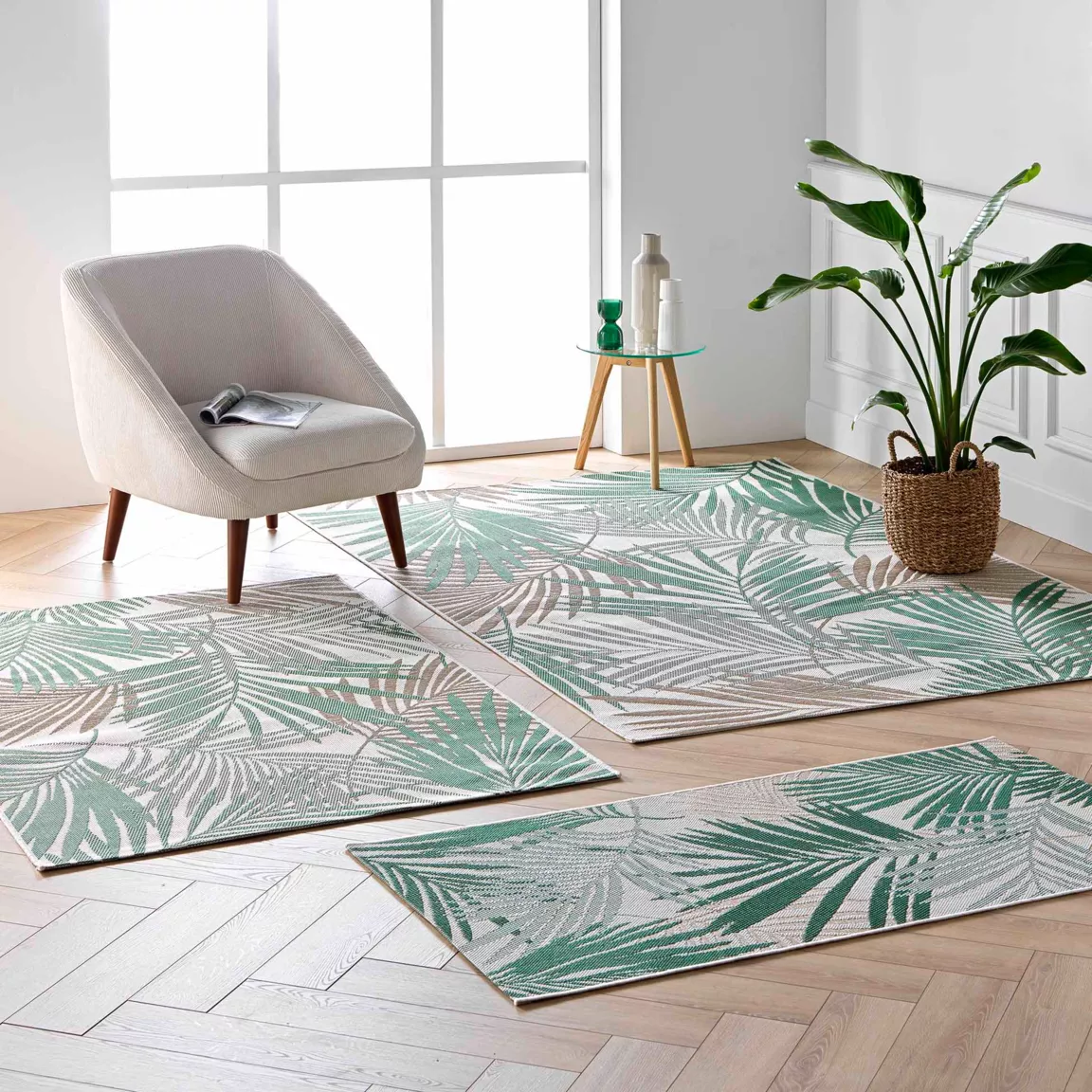 Tapis tissé (120 x 170 cm) Joao Vert