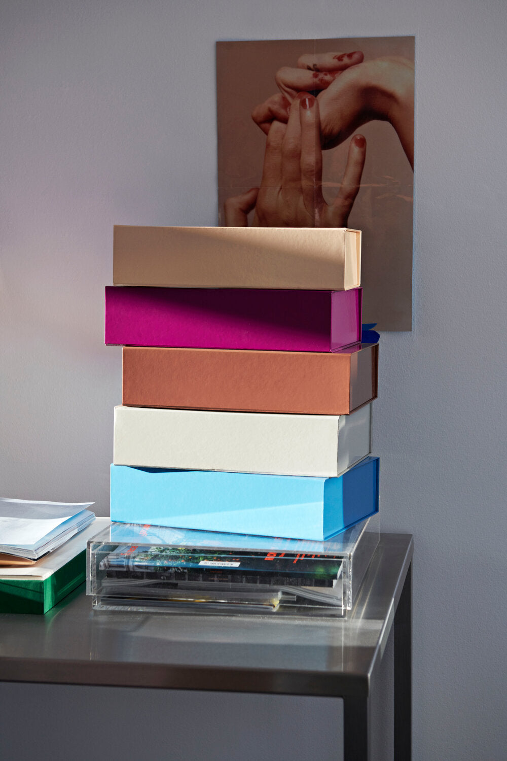 HAY  Colour Storage kasse, grå - L