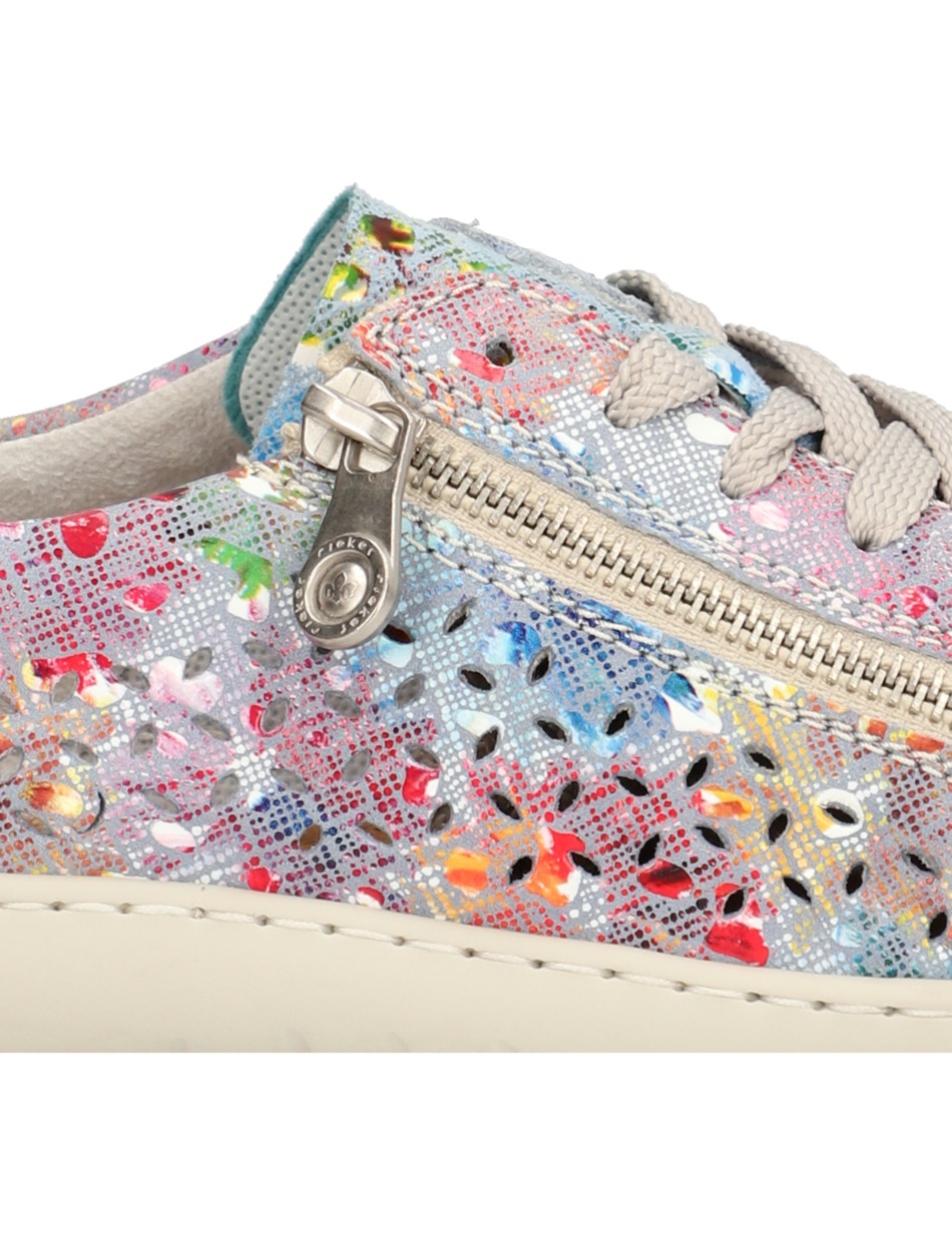Lederkombination Sneaker