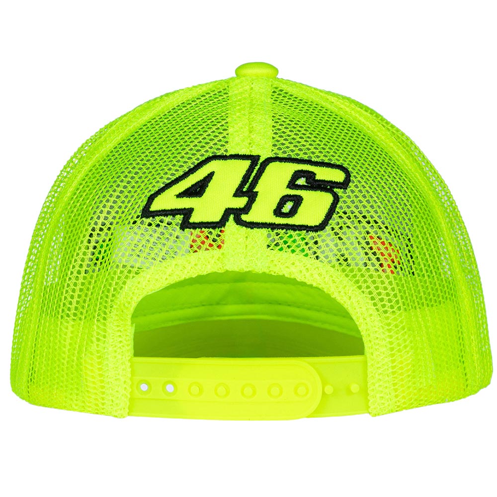 VR46 - Casquette enfant The Doc Jaune fluo / Noir