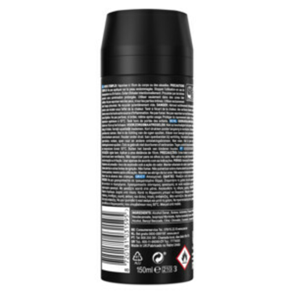 6x Axe Deodorant Bodyspray Anarchy for Him150 ml