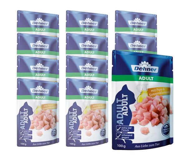Dehner Premium Nassfutter für Katzen Adult,